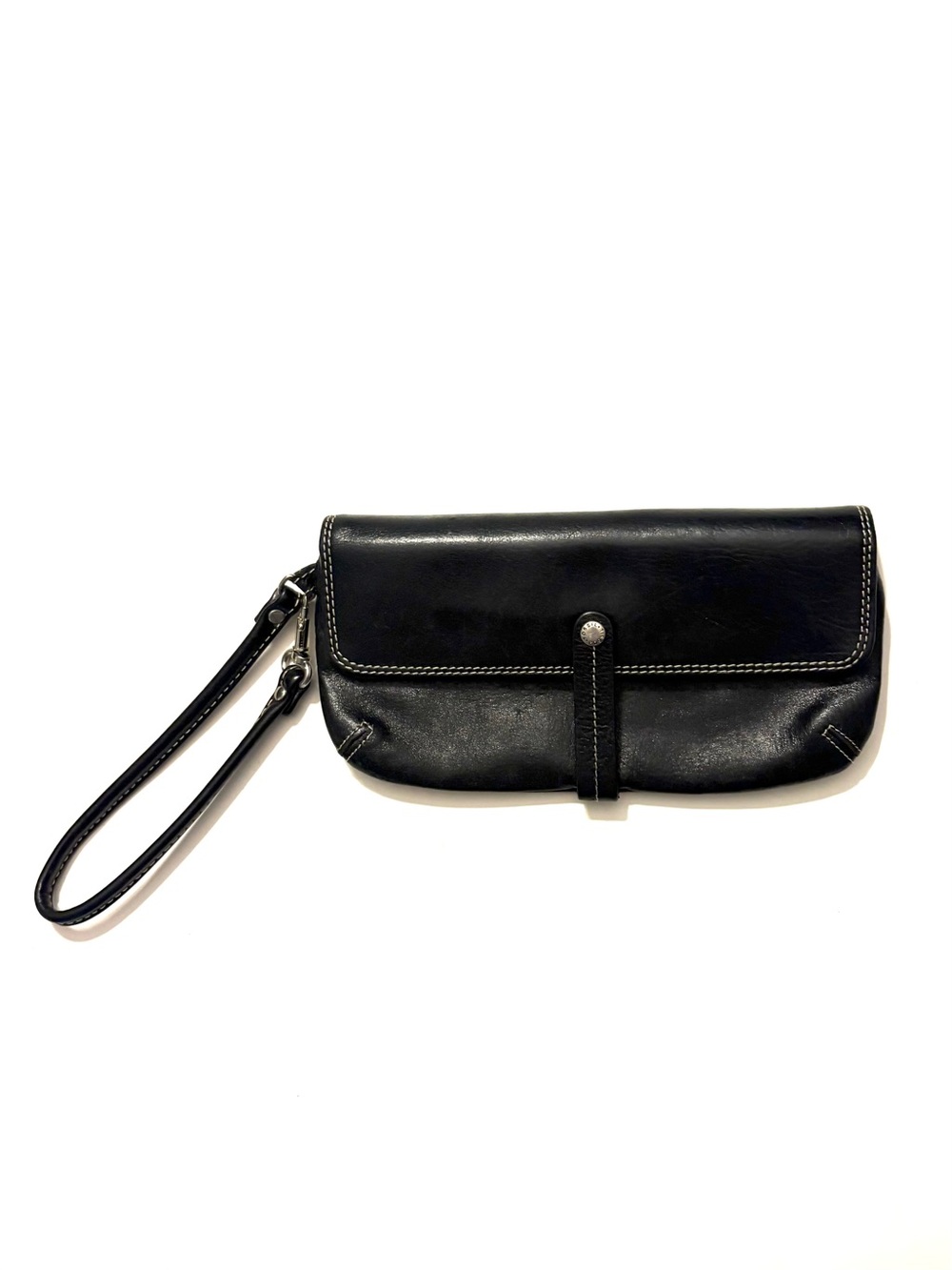 FASSIL Y2K Black Leather Wrislet